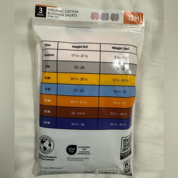 Adorable Ruffled Baby Shorts - Pink, Blue, Gray - Picture 7 of 7